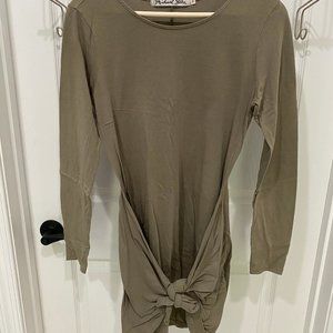 Michael Stars Tie-Front T-Shirt Dress